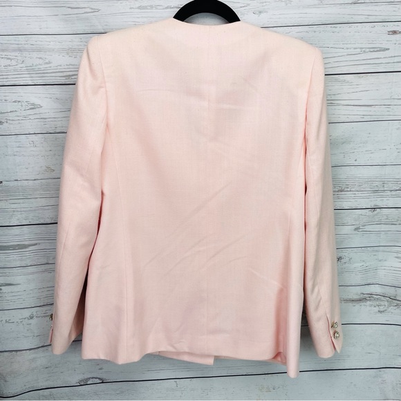 Lillie Rubin Lined Blazer Jacket Coat sz 8. Close up of two small stains - Picture 2 of 15